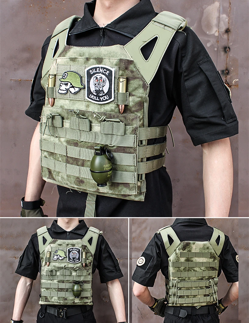 JPC тактический жилет быстрой реакции онтологический жилет 1000D Molle нагрудная установка защитная пластина Перевозчик JPC Военная Боевая Экипировка жилеты