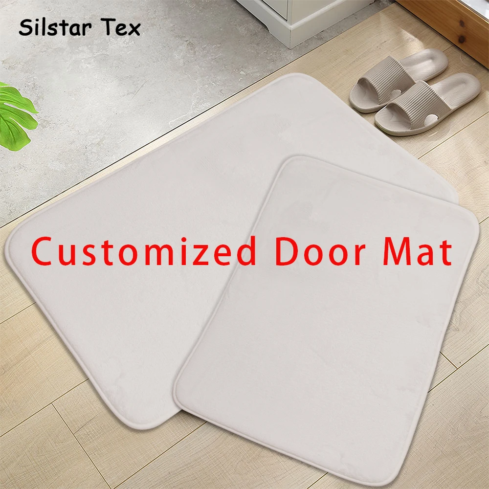 

Silstar Tex Customized Mat Cheaper Anti-Slip Modern Area Rugs Living Room Balcony Bathroom Kitchen Printed Carpet Doormat