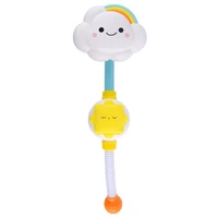 2021 new baby bath toys cloud suction cup shower faucet spray water bathing bathroom play children water funny game kids gift