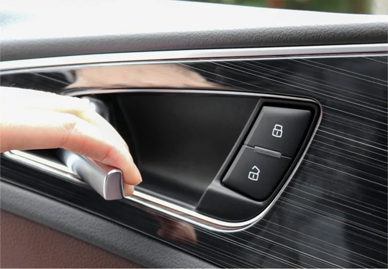 Автомобиль Стайлинг двери панели декоративные крышки отделка для Audi A6 C7 2012-18 салон, Торпедо переключения передач рамочные полосы вентиляционные отверстия наклейки
