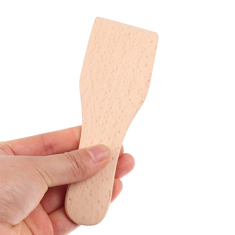 

Маленький из бука масло шпатель с антипригарным покрытием деревянная лопатка кухонная лопатка посуда