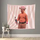 Розовый гобелен Gibby Meme, настенный подвесной гобелен из полиэстера, забавный фантазийный декоративный ковер, одеяло, настенное искусственное одеяло