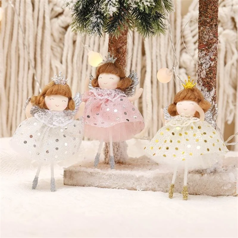 

Cute Girl Fairy Tale Style Girl Angel Christmas Decoration Pendant New Year Home Decoration Hanging Ornaments
