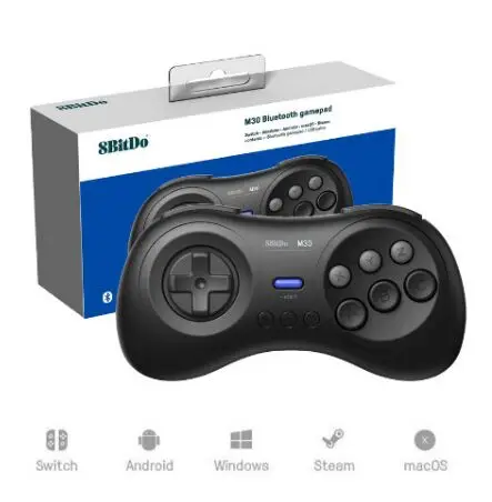 8bitdo M30 Bluetooth геймпад для Sega бытие Мега Драйв Стиль переключатель PC MAC паровой