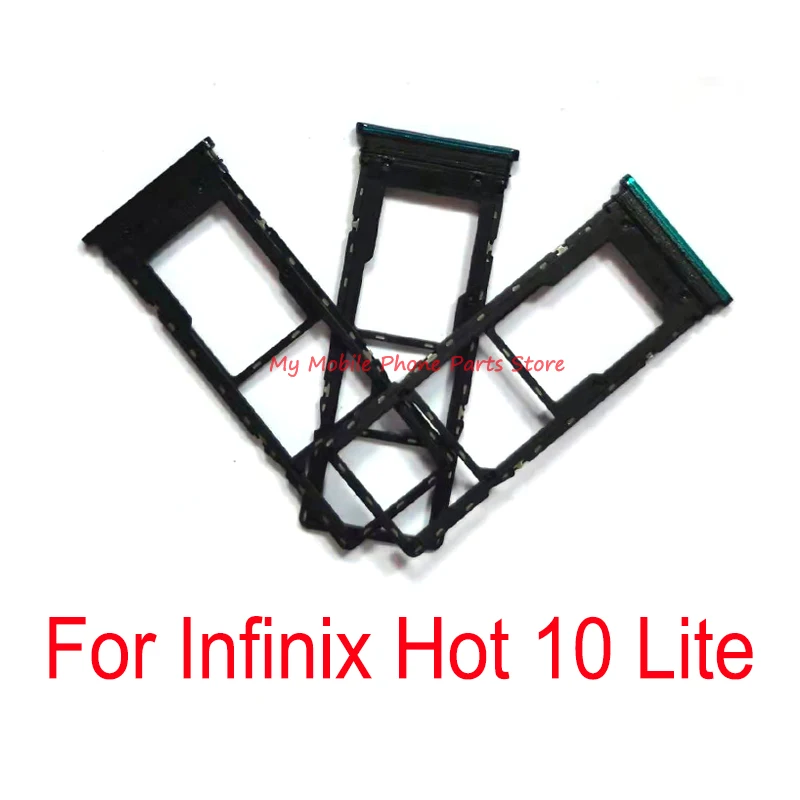 Держатель лотка для Sim-карты SD адаптер слота Infinix Hot 10 Lite Sim лоток кардридер