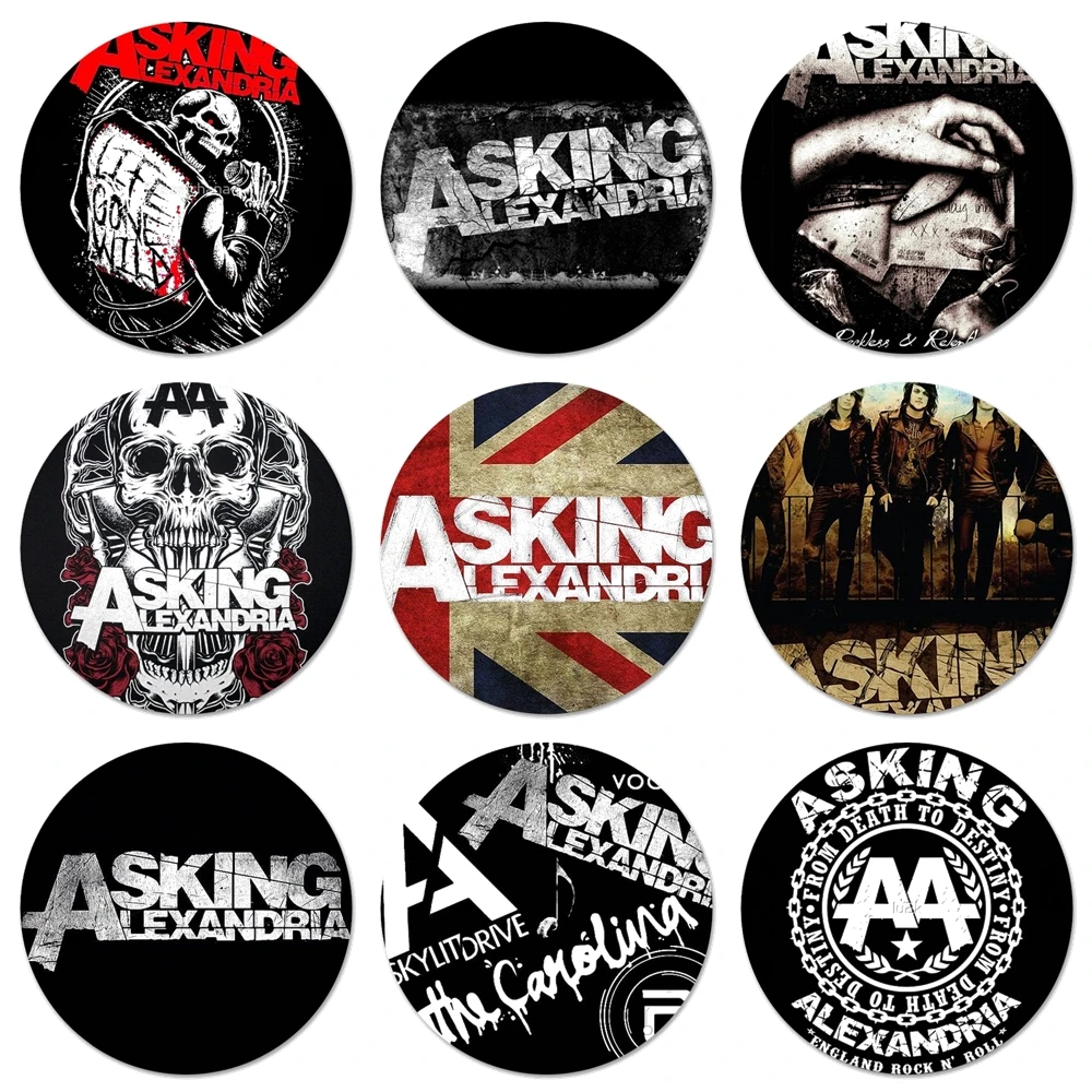 

58mm Asking Alexandria Danny Worsnop Badge Brooch Pin Accessories For Clothes Backpack Decoration gift