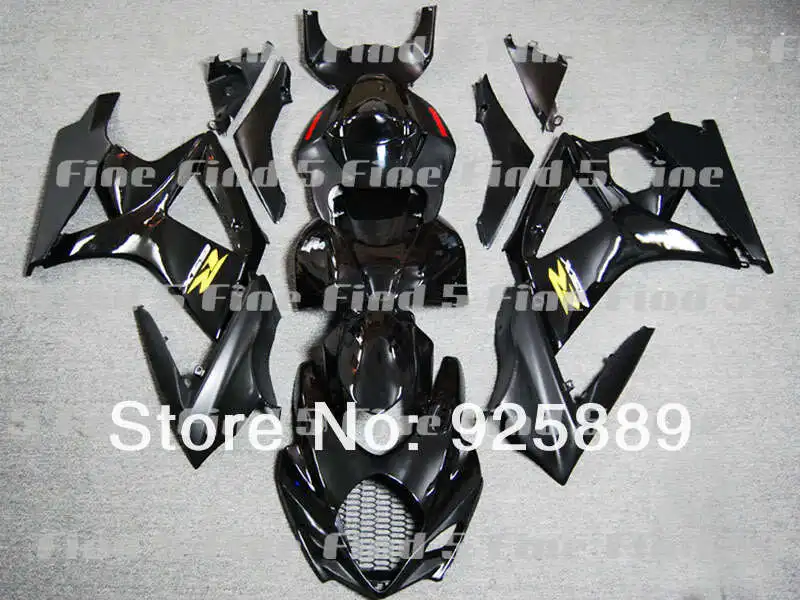 

gloss black body for SUZUKI GSXR1000 07 08 K7 GSX-R1000 07-08 GSX R1000 GSXR 1000 2007 2008 2007-2008 ABS fairing kit