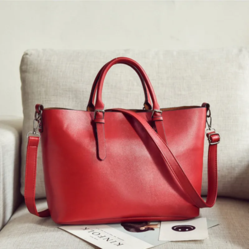 Women pu Leather women Handbags Female Shoulder bag designer Luxury Lady Tote Large Capacity Zipper shoulder JIULIN | Багаж и сумки