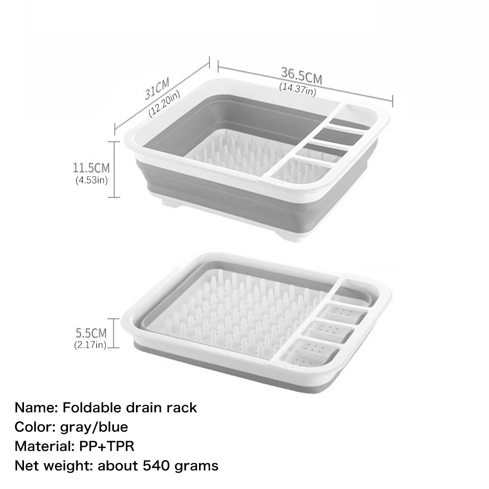 

Foldable Dish Rack Kitchen Storage Holder Drainer Bowl Tableware Plate Portable Drying Rack Shelf Dinnerware Kitchen Supplies