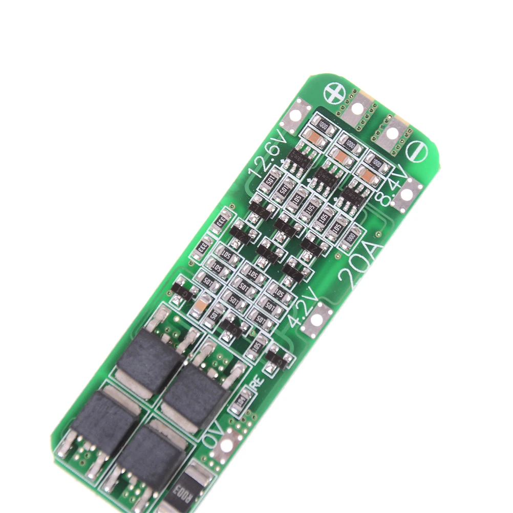 

1 шт., защитная плата для литиевой батареи HELTC 3 String 12,6 в 20A 18650, 59*20*3,4 мм