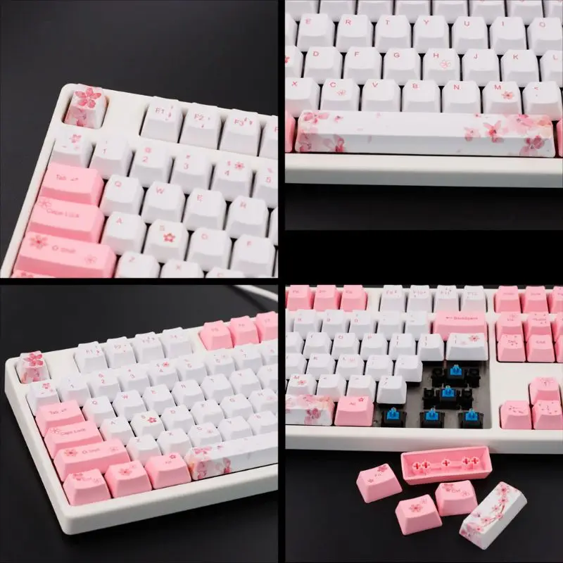OEM PBT вишневый цвет Keycap механическая клавиатура Keycaps краситель сублимация