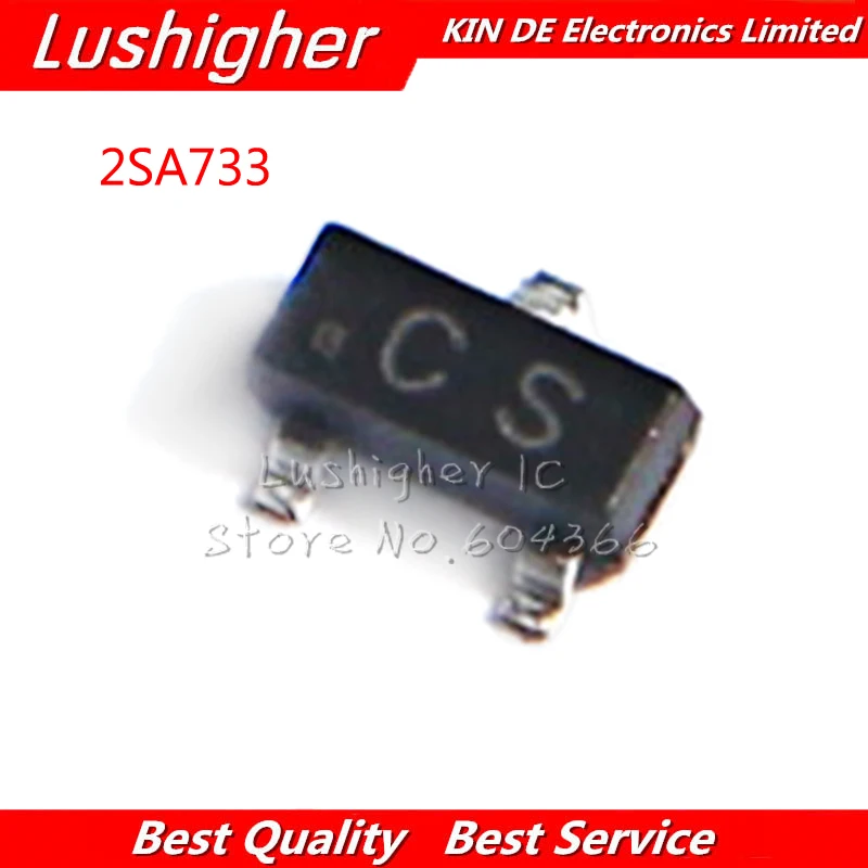 

50PCS 2SA733 SOT23 A733 SMD SOT-23 CS Transistor
