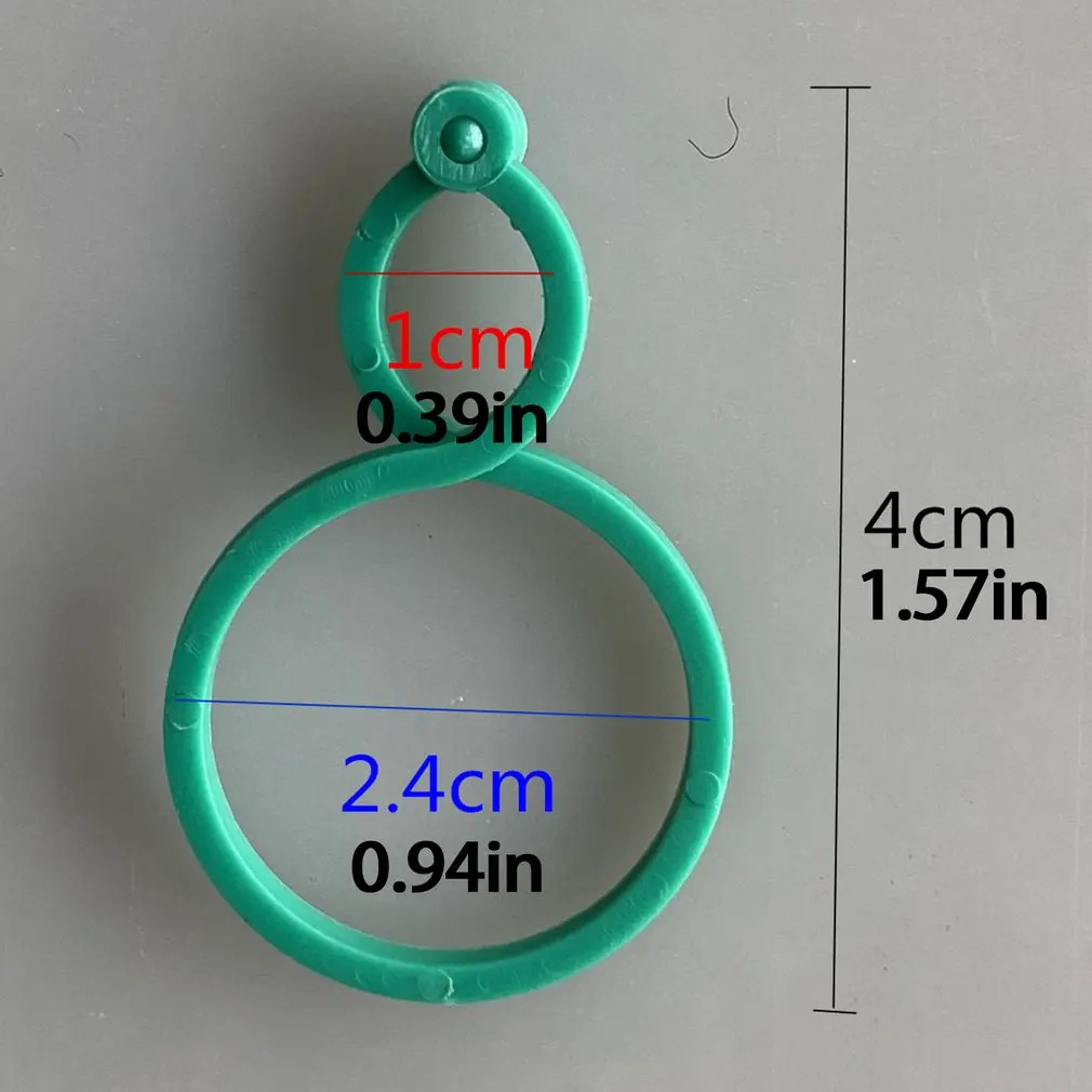 

Garden Stem 8-buckle Plant Tomato Flowers Stem Plastic Green Durable 8-buckle With High Flexibility