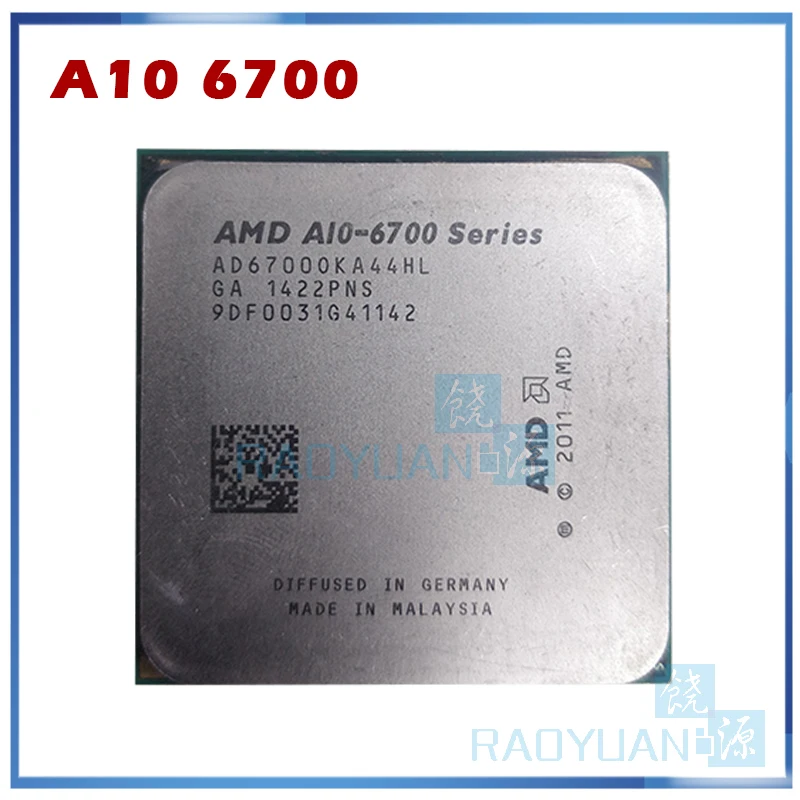 AMD A10-Series A10-6700 A10 6700 6700K A10-6700K 3 7 ГГц 65 Вт Quad-Core Процессор AD6700OKA44HL AD67000KA44HL гнездо FM2 |