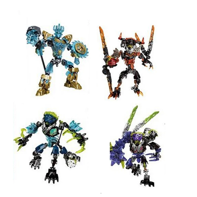 Лептинская Бионикл маска света Bionicle Lewa Jungle Keeper из строительных блоков