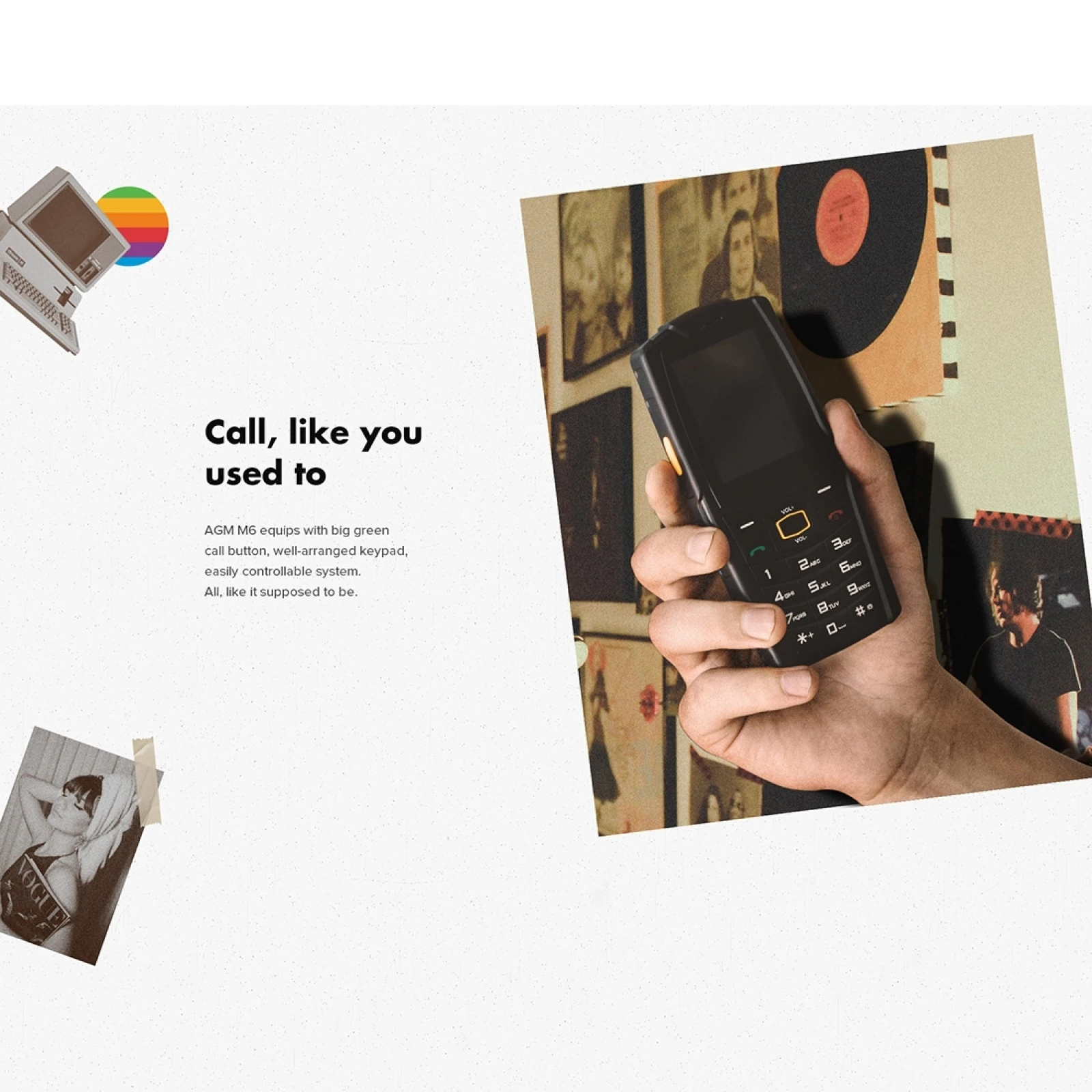 agm m6 gsm phone 2 4 inch 4g mobile ip68 push button cellphones keypad phone speaker 2500mah rugged phone feature phone free global shipping