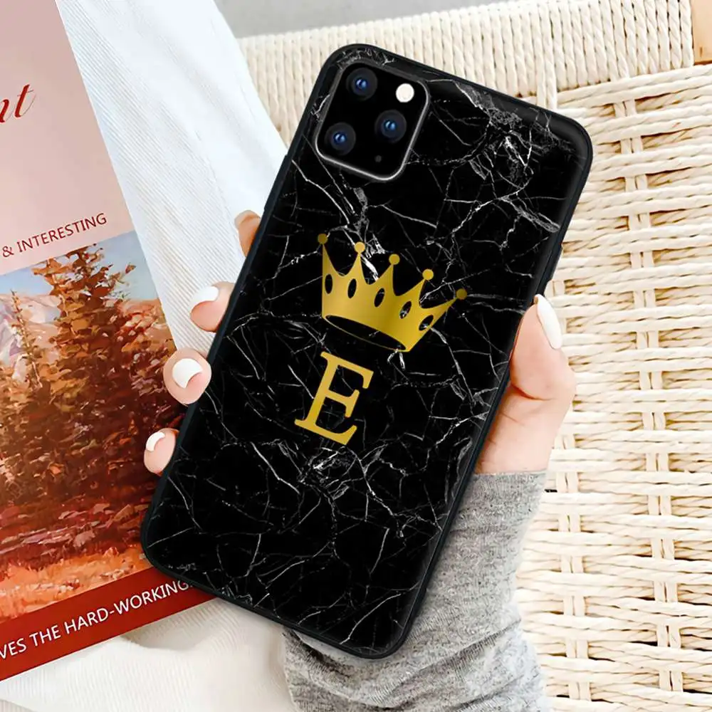 

Promotion Crown Trend Letters Cellphone Case For Huawei Nova 5 T Y5 Y7 Y9 S Prime Mate 20 X 10 20 30 Lite Pro 9 Cover