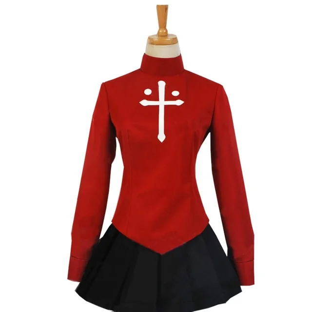 Tohsaka Rin Хэллоуин Косплэй костюм назначения/ночей форма платье потому что Аниме
