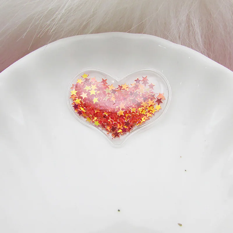 Новая Модная красочная блестящая Звезда прозрачная пластиковая наполняемая