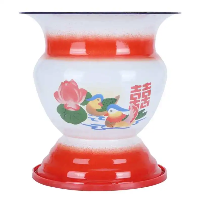 

Wedding Enamel Spittoon Antique Chinese-Style Toilet Cuspidor for Children Elderly Female Urinal Portable Toilet for Car