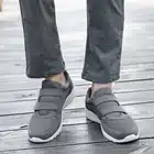 Мужские Винтажные кроссовки на резиновой подошве, черные повседневные ботинки из кожи, теннисные туфли на меху, для лета, 2021