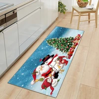 christmas pattern kitchen mat for floor entrance doormat home bedroom hallway long carpet bathroom anti slip absorbent rug