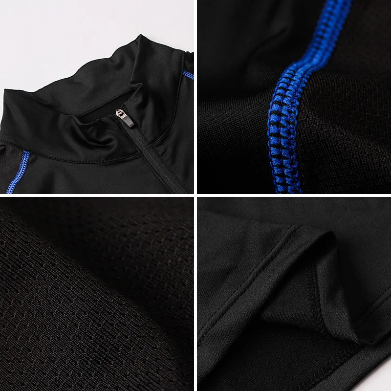 Мужской спортивный костюм из 2 предметов комплект для бега быстросохнущая