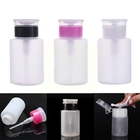 70ml refillable bottles cosmetic bottles empty clear remover bottle up dispenser polish pump cleaner tools container make n z7f6