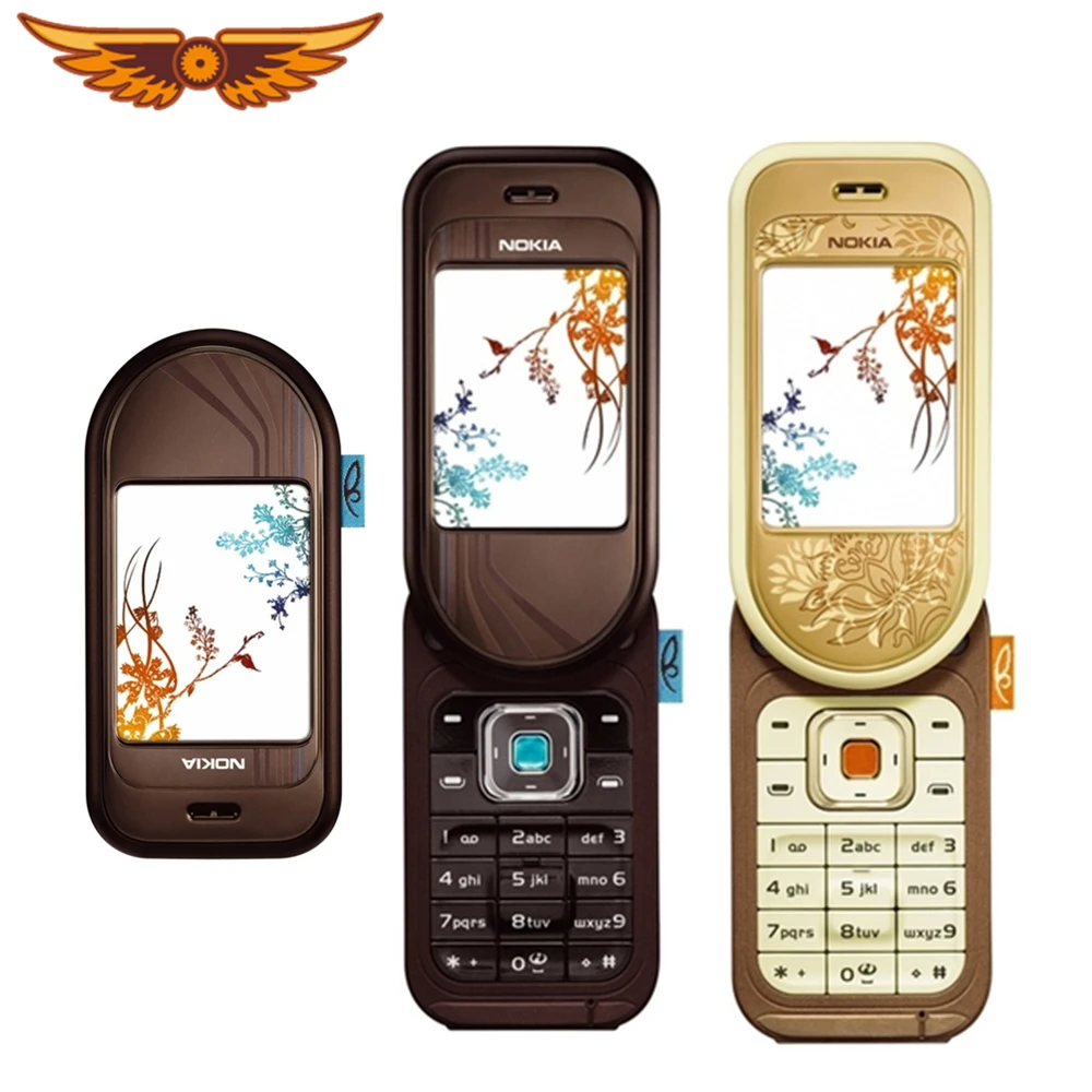 Оригинальный разблокированный мобильный телефон Nokia 7370 Bluetooth Камера Vedio FM
