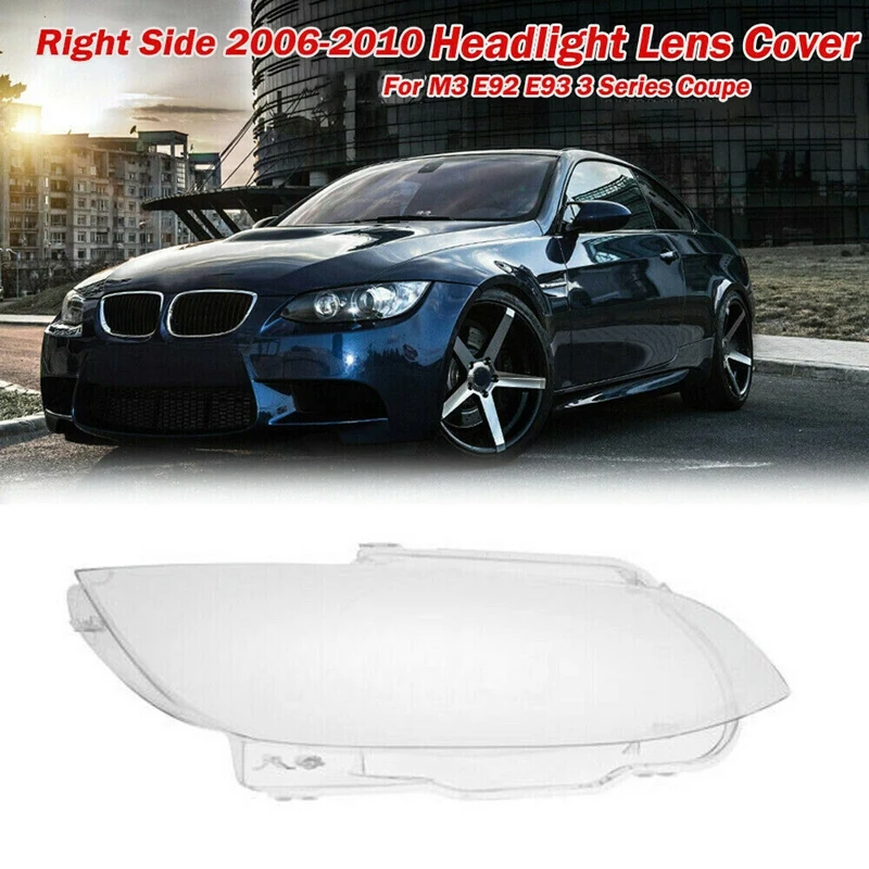 

Car Clear Headlight Head Light Lamp Lens Cover for-BMW M3 E92 E93 3 Series Coupe 2006-2010