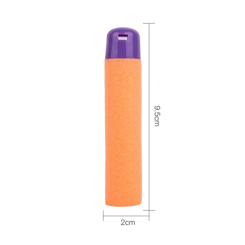 Пули пенопластовые для Nerf Mega Gun 9 5 см 60 шт. |