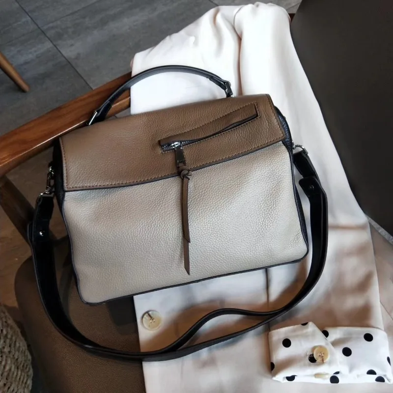 

Leather ladies shoulder bag 2020 new trendy fashion all-match summer large-capacity soft leather portable messenger female bag