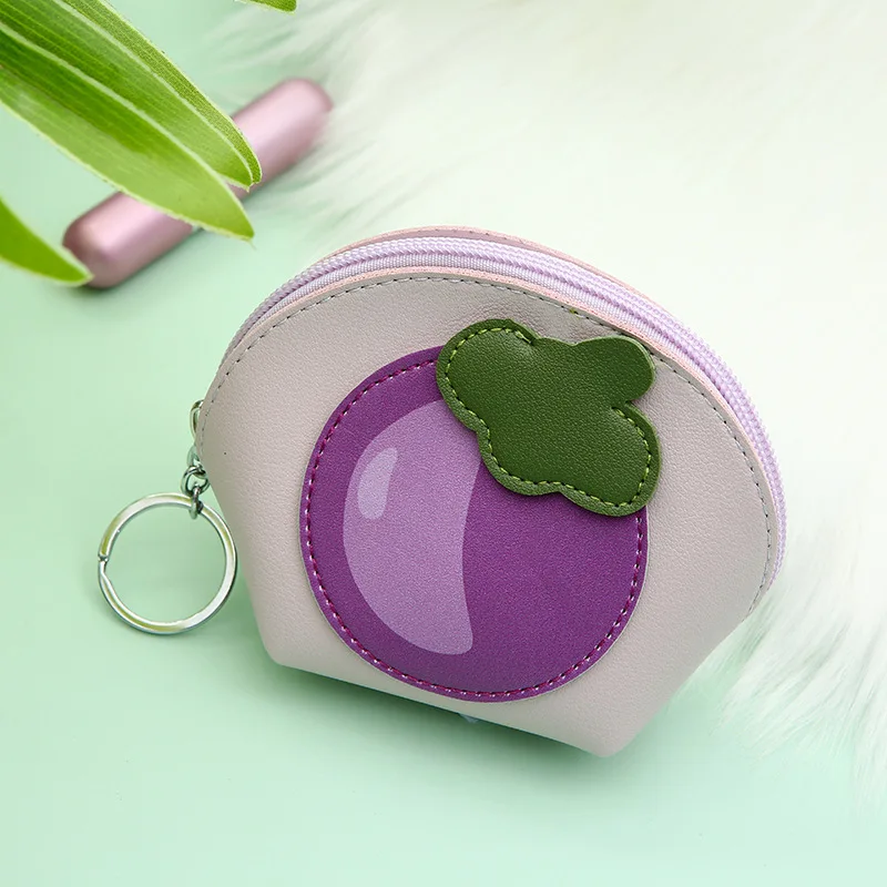 Милый фруктовый дизайн женские кошельки из искусственной кожи маленькая