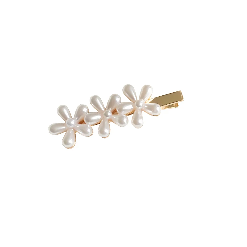 

Flower Pearl Clip Small Hairclip Internet Celebrity Hair Accessories Small Exquisite Hairpin Small Hair Grabbing Clip Head Clip