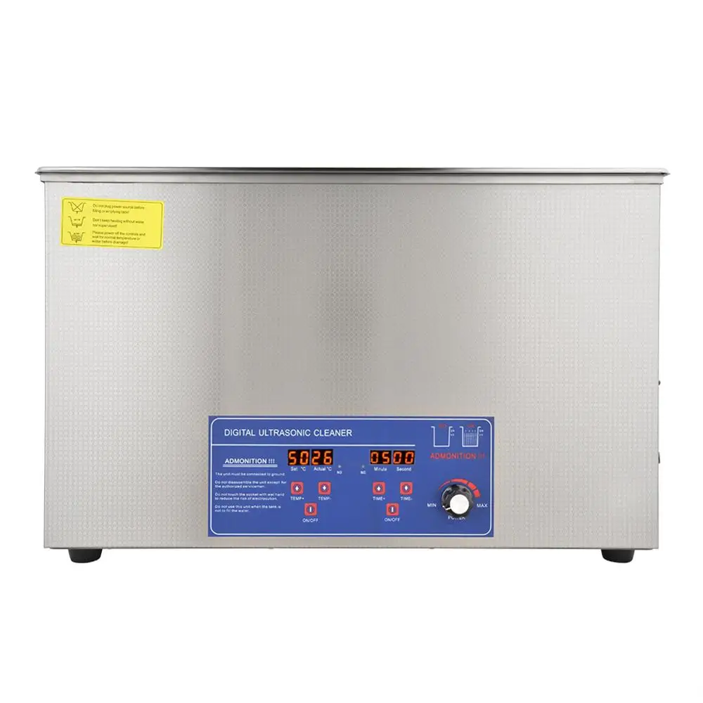 100AL 30L цифровой Дисплей Ультразвуковой очиститель Температура Регулируемый 40 кГц