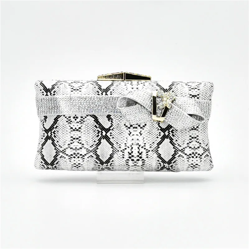 Latest Matching Shoes and Bag Set In Heels Italian with Decorated Rhinestone Italy | Обувь