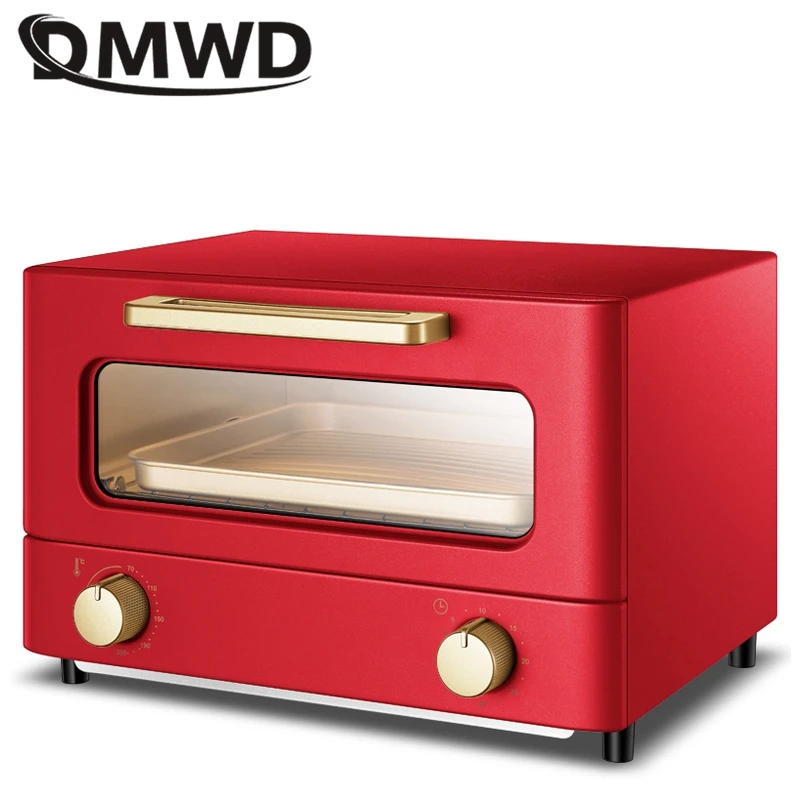 DMWD 12L Бытовая умная электрическая печь для выпечки DIY пиццы десерта торта