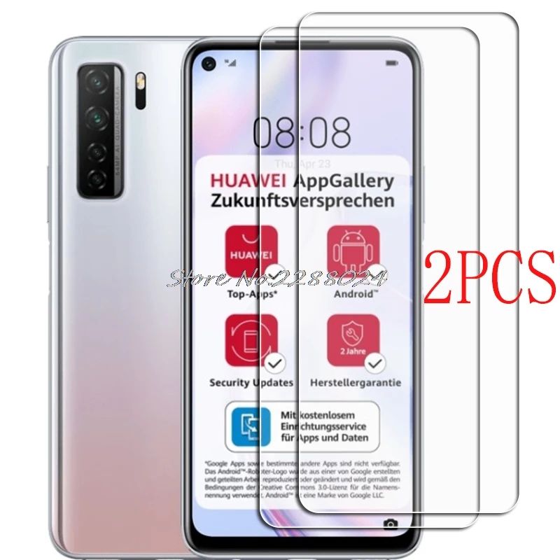 

2 шт. Huawei P40 lite 5G закаленное стекло, Защитное стекло для Honor 30S 6,5 дюйма, защитное стекло, пленка для телефона