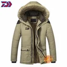 Осенне-зимняя новая мужская одежда Daiwa для рыбалки, Повседневная модная бархатная рыболовная куртка, водонепроницаемая уличная одежда для рыбалки
