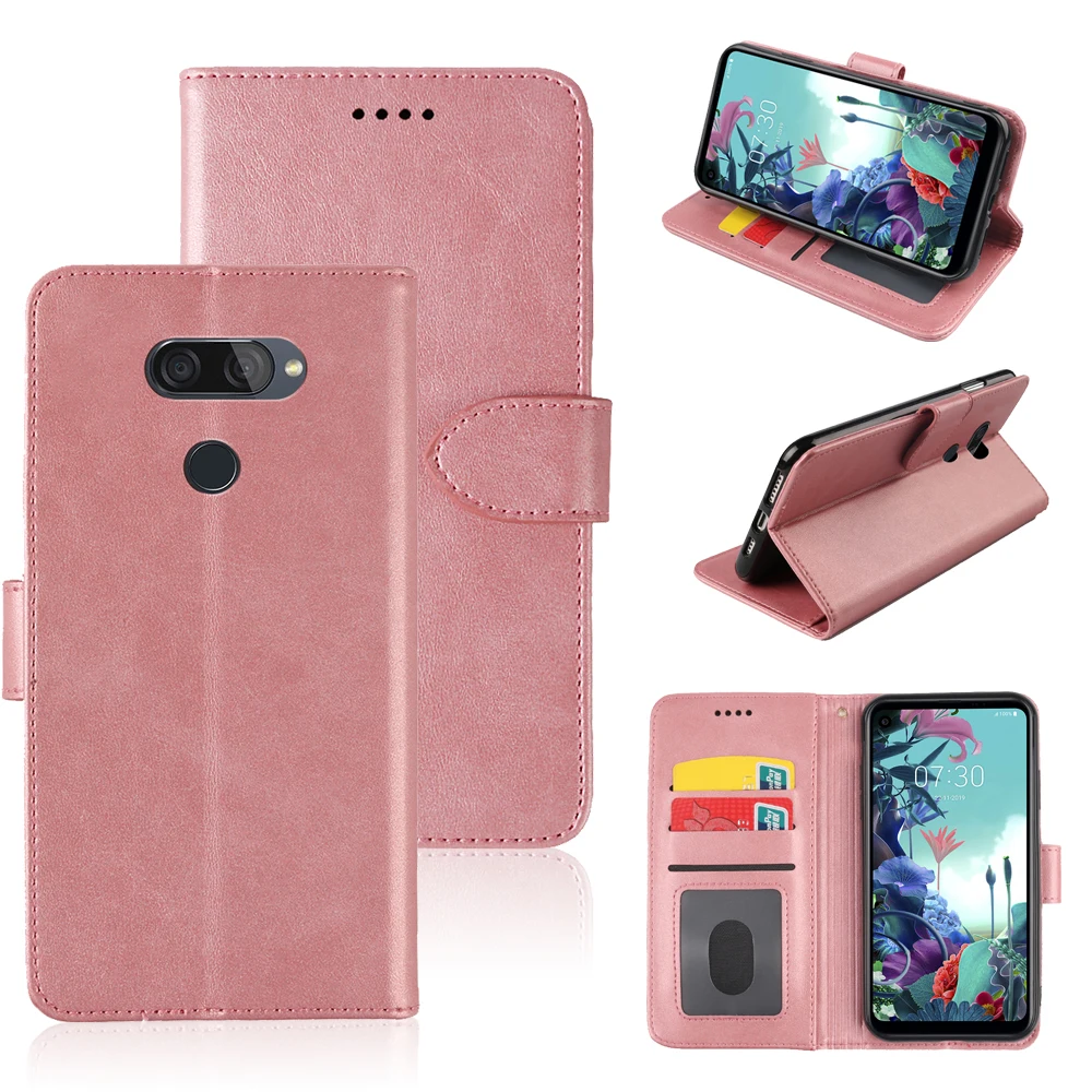 

ROEMI For LG Q70 New Brand Luxury Fashion Phone Case Leather Case PU Flip Cover Card Slot Convenient and Practica