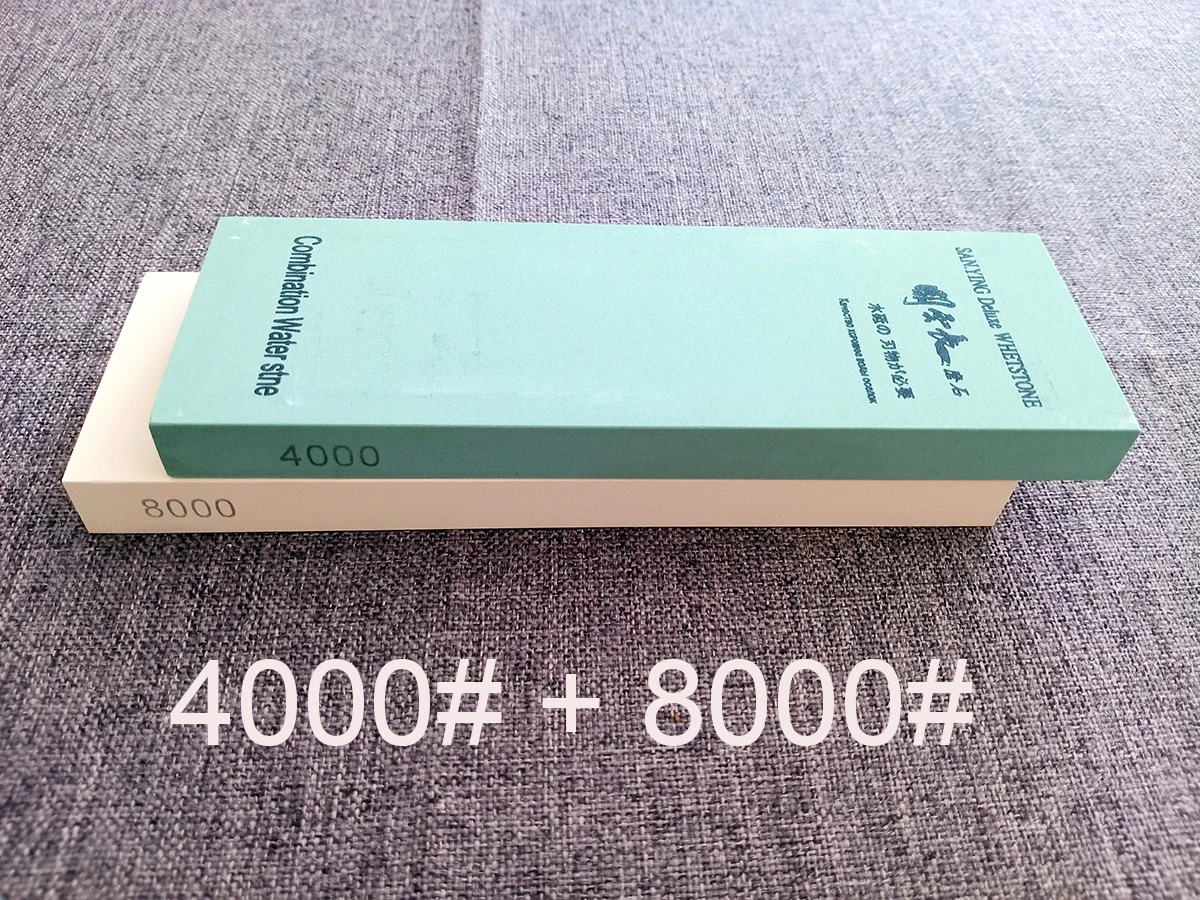 400#- 8000# точилка для ножей точильный камень шлифовальный камень 180*60*15 мм/7*2*0,5 дюймов - Цвет: 40008000