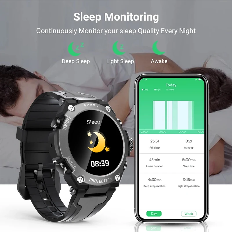 

LIGE Bluetooth, IP68