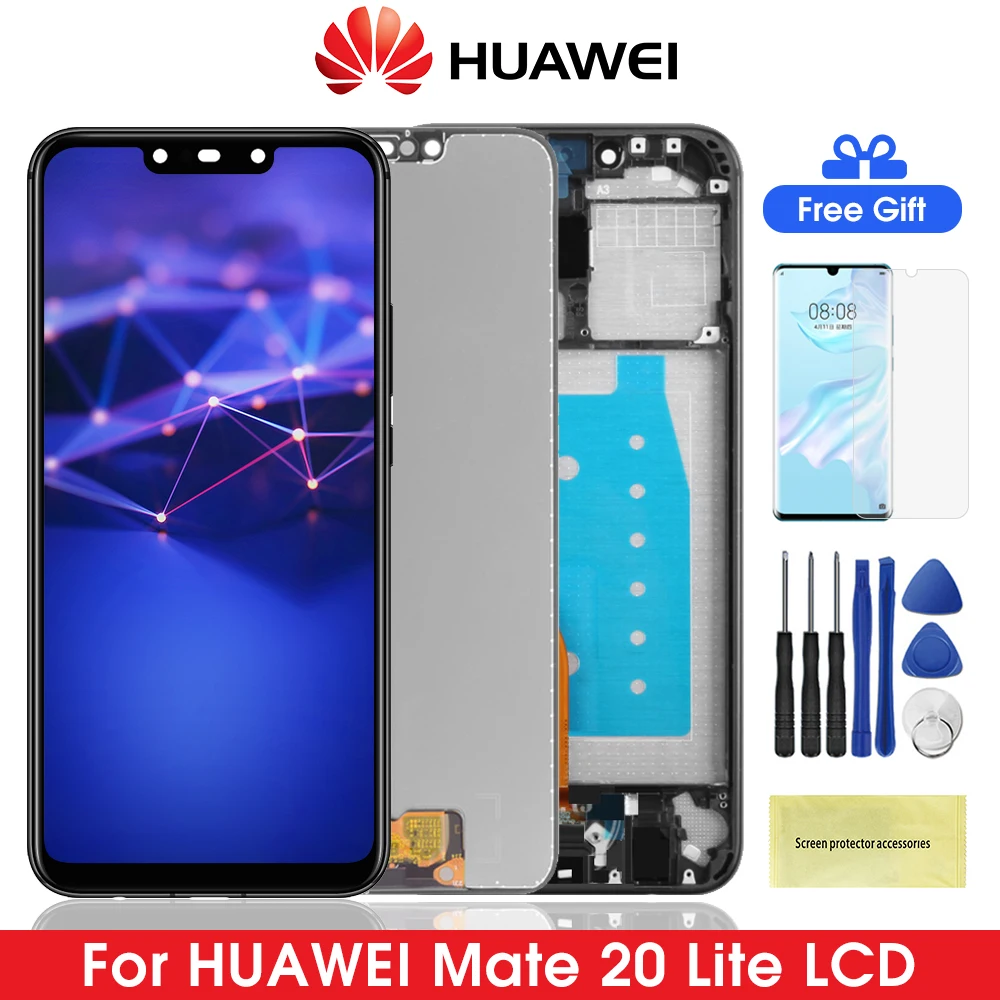 ЖК дисплей Mate 20 Lite для Huawei с сенсорным экраном и дигитайзером SNE LX1 LX2|Экраны