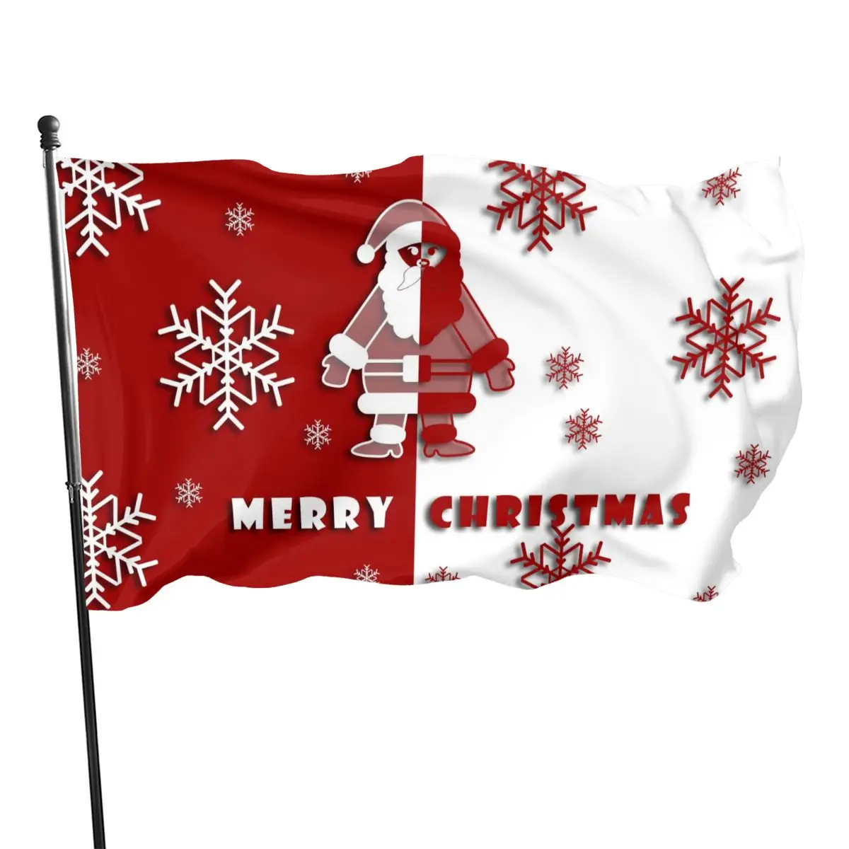 

Santa Claus Merry Christmas Decorative Flag 90x150cm
