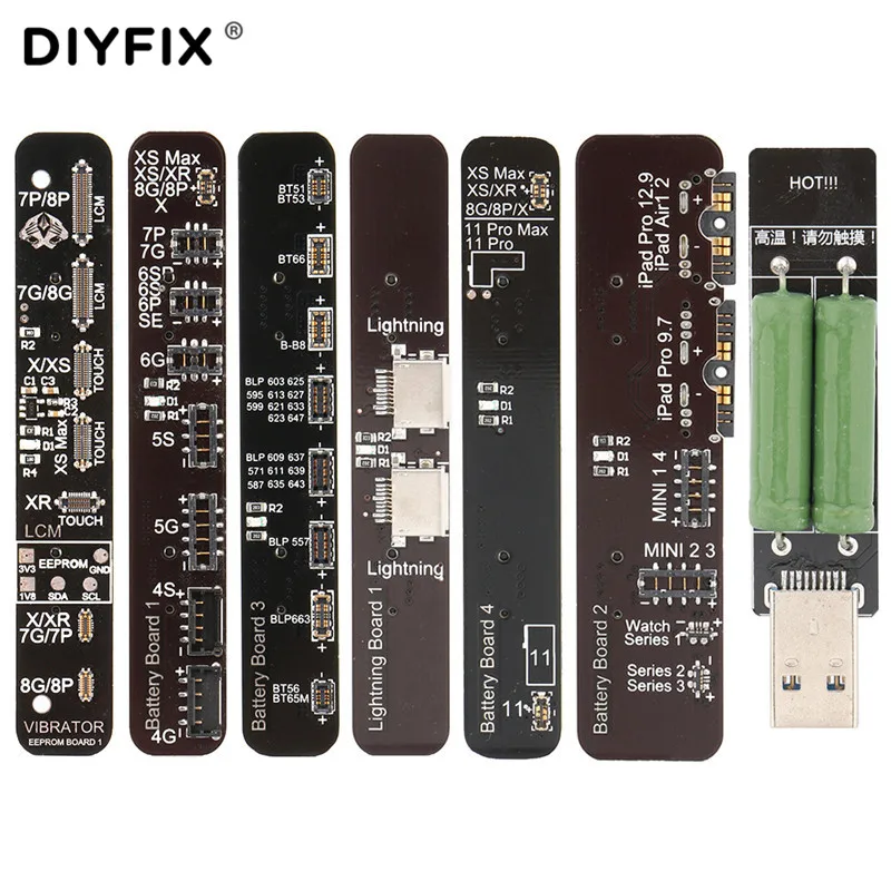 Новый универсальный тестер кабеля для аккумулятора с ЖК экраном iPhone 11Pro Android iWatch