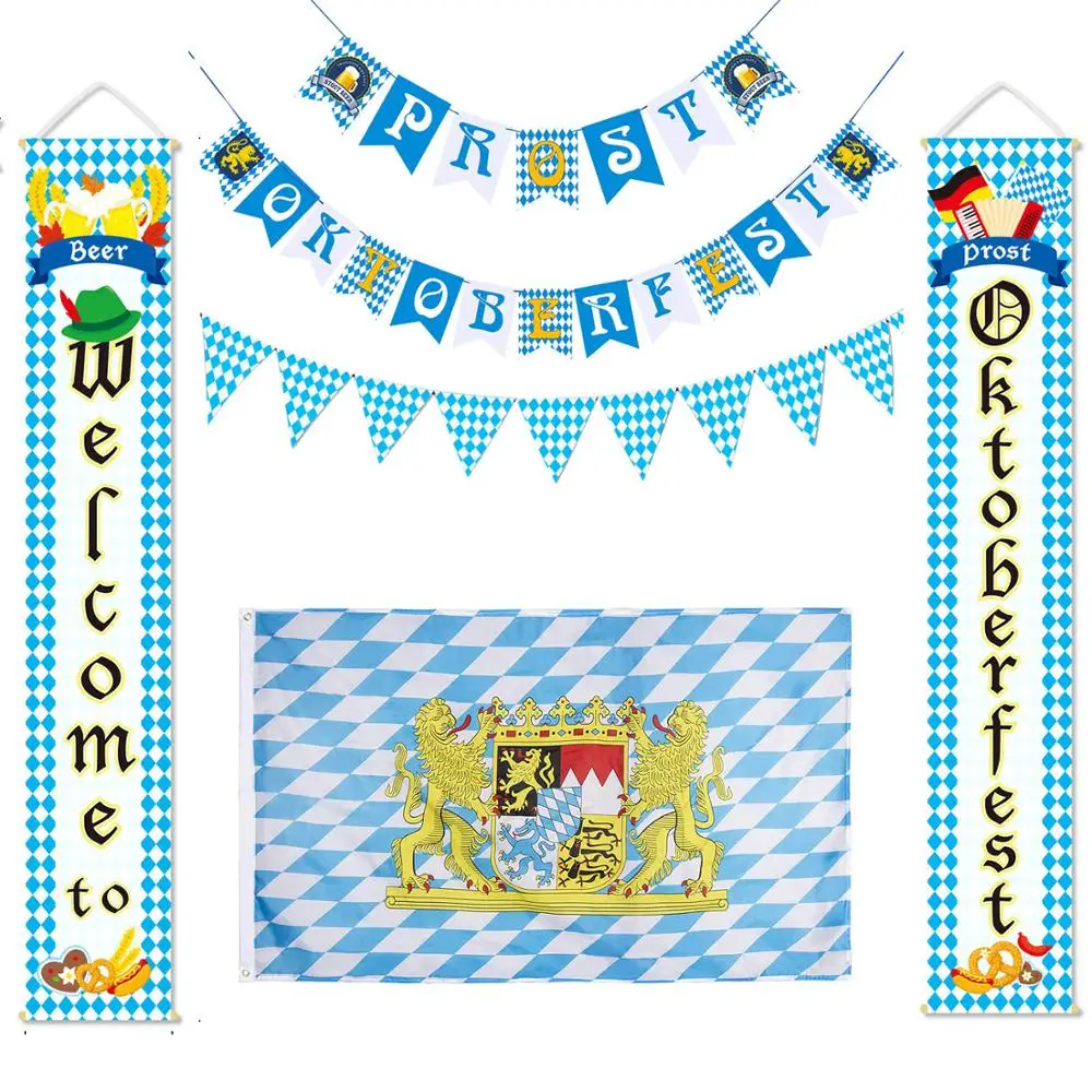 Немецкий баннер на Октоберфест подвесной флаг баварское пиво фестиваль