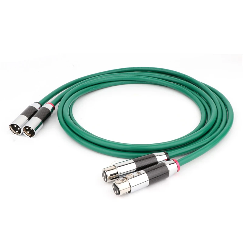 Hi-end Mcintosh посеребренный XLR сбалансированный кабель HiFi аудио соединение линии с разъемом из углеродного волокна