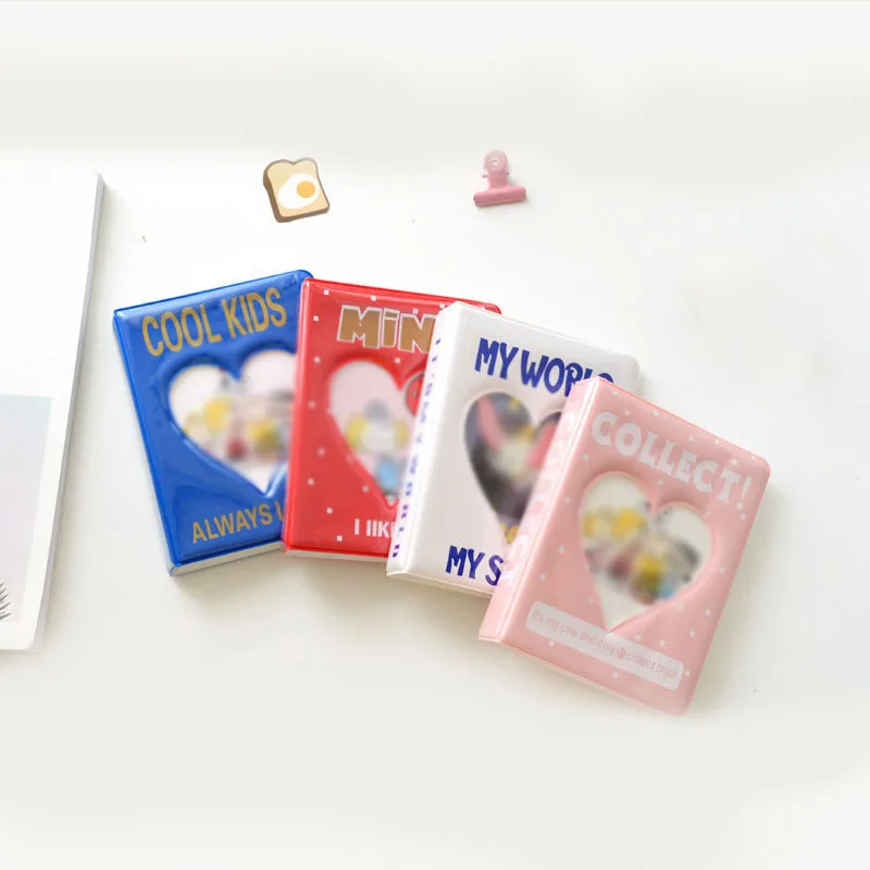 

Photocard Holder Photo Album Hollow Out Love Model Vintage Photo Holder Holds 36 Photos 3 Inches Photo Sticker Album Card Bag