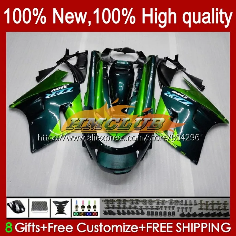 

Корпус для KAWASAKI NINJA ZX-11R ZZR 1100 ZZR1100 новый зеленый ZX11R 90 91 92 69No.13 ZX11 ZZR-1100 ZX 11R 1990 1991 1992 обтекатель