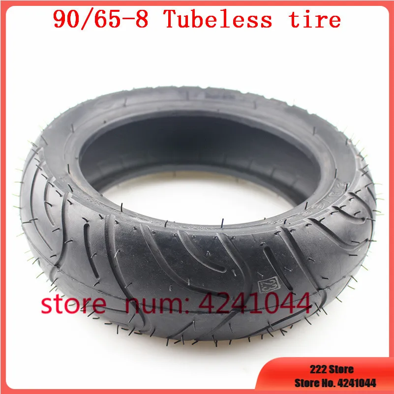 Motorcycle parts 90/65-8 Tubeless Tyres for Monkey motorcycle Electric Scooter 8 inch Four wheel motorcycle modified Vacuum tire